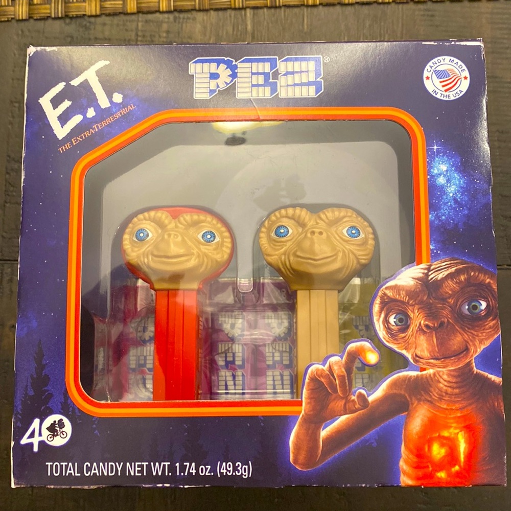 🎁PEZ E.T. 40th Anniversary Twin Pack 2022 (Collectible for Display/Purpose Only)
